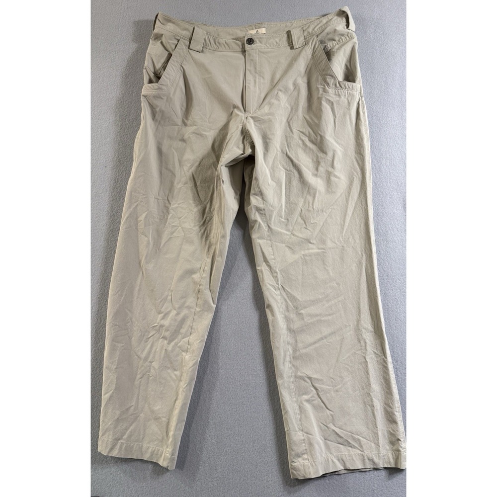 Ascend Lightweight Corduroy Khaki Tan Straight Leg Five Pocket Pants 40 x 32